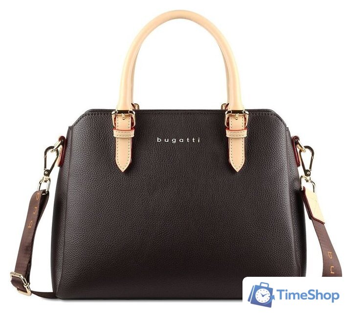 Женская сумка Bugatti Ella 49362302 (темно-коричневый) - Изображение №2 — Интернет-магазин Time-Shop