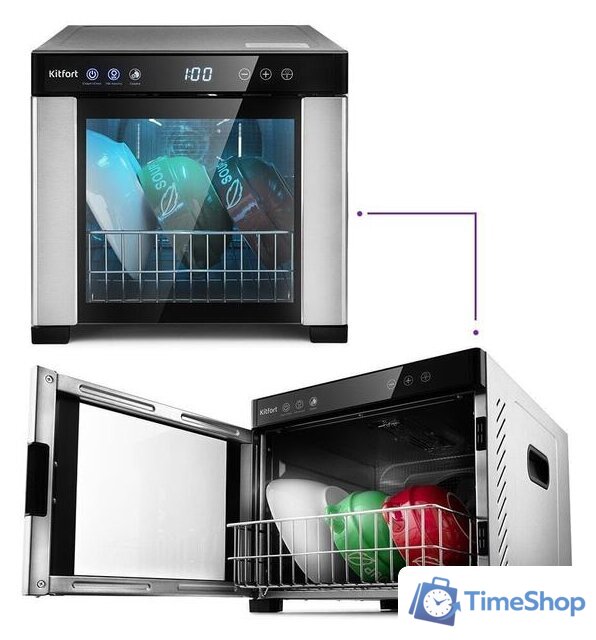 Сушилка для овощей и фруктов Kitfort KT-1916 - Изображение №6 — Интернет-магазин Time-Shop