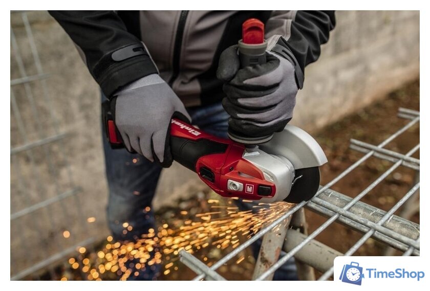 Угловая шлифмашина Einhell TE-AG 18 Li-Solo 4431110 (без АКБ) - Изображение №4 — Интернет-магазин Time-Shop