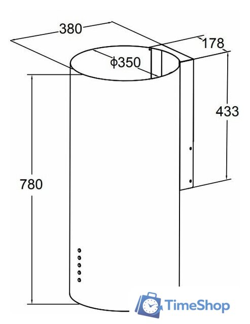 Кухонная вытяжка GrandGermes Aston 35 (черный) - Изображение №14 — Интернет-магазин Time-Shop