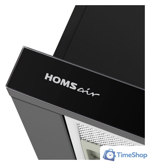 Кухонная вытяжка HOMSair Flat 60 Glass (черный) - Изображение №4 — Интернет-магазин Time-Shop
