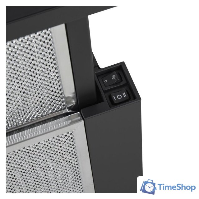 Кухонная вытяжка HOMSair Flat 60 Glass (черный) - Изображение №5 — Интернет-магазин Time-Shop