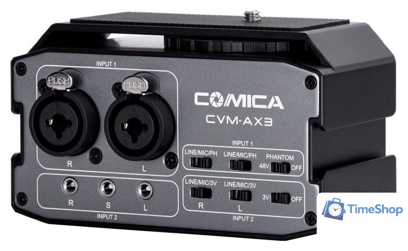 Накамерный аудиомикшер Comica CVM-AX3 - Изображение №6 — Интернет-магазин Time-Shop