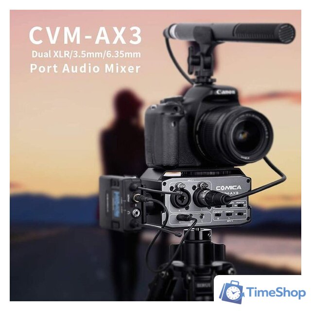 Накамерный аудиомикшер Comica CVM-AX3 - Изображение №5 — Интернет-магазин Time-Shop