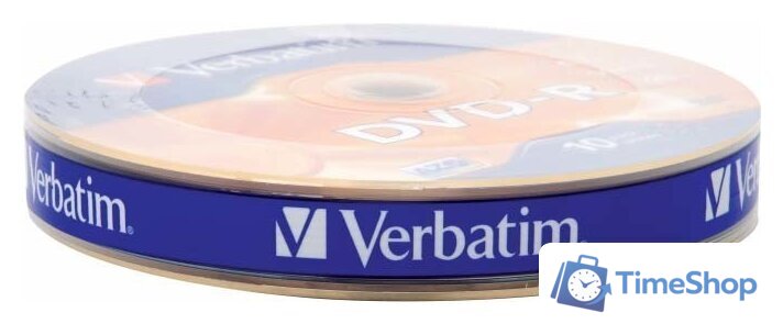 DVD-R диск Verbatim 4.7Gb 16x 43729 (10 шт.) - Изображение №1 — Интернет-магазин Time-Shop