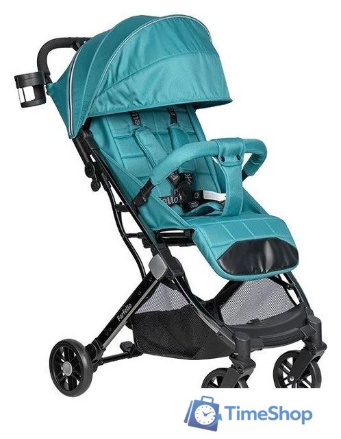 Коляска прогулочная «книга» Farfello Comfy Go Comfort CG-307 (аквамарин/черный хром) - Изображение №1 — Интернет-магазин Time-Shop