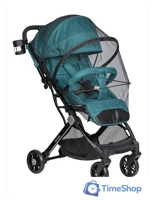 Коляска прогулочная «книга» Farfello Comfy Go Comfort CG-307 (аквамарин/черный хром) - Изображение №2 — Интернет-магазин Time-Shop