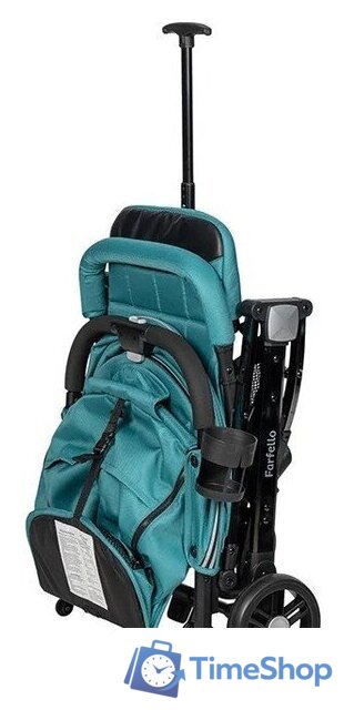 Коляска прогулочная «книга» Farfello Comfy Go Comfort CG-307 (аквамарин/черный хром) - Изображение №7 — Интернет-магазин Time-Shop