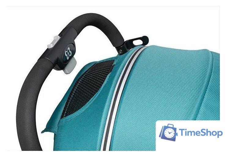 Коляска прогулочная «книга» Farfello Comfy Go Comfort CG-307 (аквамарин/черный хром) - Изображение №8 — Интернет-магазин Time-Shop