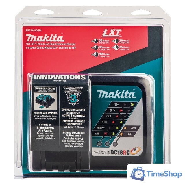 Зарядное устройство Makita DC18RC - Изображение №3 — Интернет-магазин Time-Shop