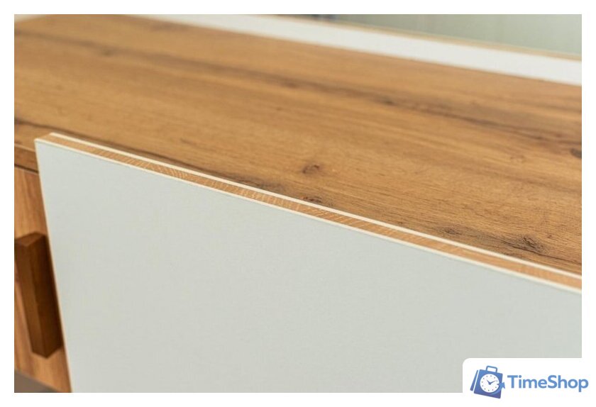 Тумба Неман мебель Сканди МН-036-01 (дуб вотан-белый) - Изображение №10 — Интернет-магазин Time-Shop