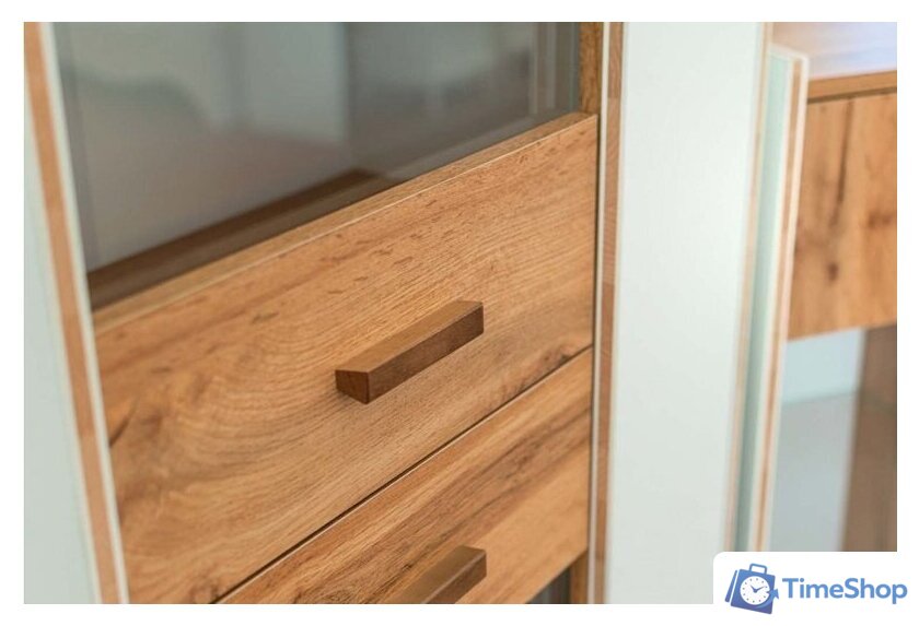 Тумба Неман мебель Сканди МН-036-01 (дуб вотан-белый) - Изображение №9 — Интернет-магазин Time-Shop