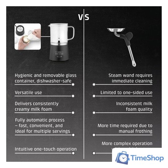 Автоматический вспениватель молока CASO CappuLatte 1661 - Изображение №7 — Интернет-магазин Time-Shop
