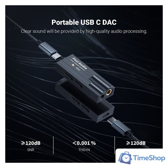 Портативный усилитель Fosi Audio DS1 - Изображение №2 — Интернет-магазин Time-Shop