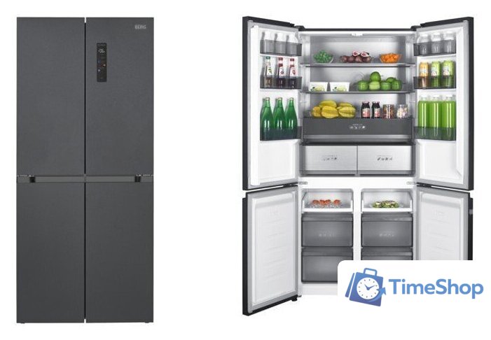 Четырёхдверный холодильник Berg CZW190NBM23 - Изображение №2 — Интернет-магазин Time-Shop