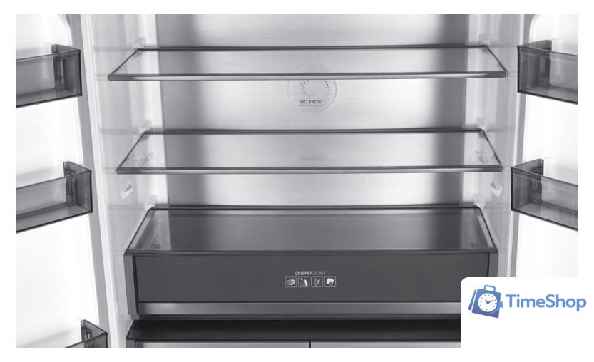 Четырёхдверный холодильник Berg CZW190NBM23 - Изображение №6 — Интернет-магазин Time-Shop