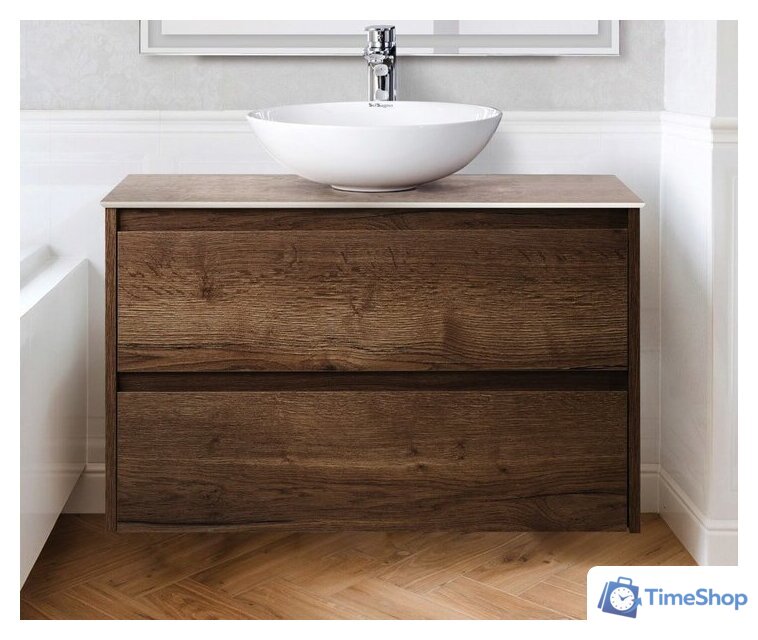  BelBagno Тумба под умывальник Kraft-800-2C-SO-RT (rovere tabacco) - Изображение №4 — Интернет-магазин Time-Shop