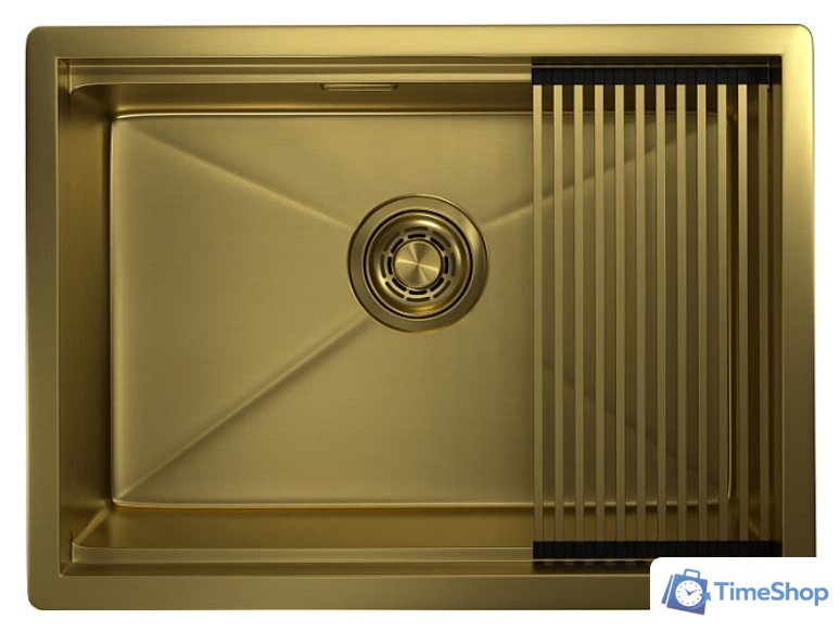 Кухонная мойка Granula GR-6045U (золото сатин) - Изображение №1 — Интернет-магазин Time-Shop