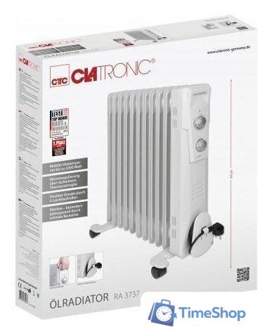 Масляный радиатор Clatronic RA 3737 - Изображение №6 — Интернет-магазин Time-Shop