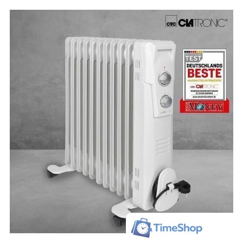 Масляный радиатор Clatronic RA 3737 - Изображение №3 — Интернет-магазин Time-Shop