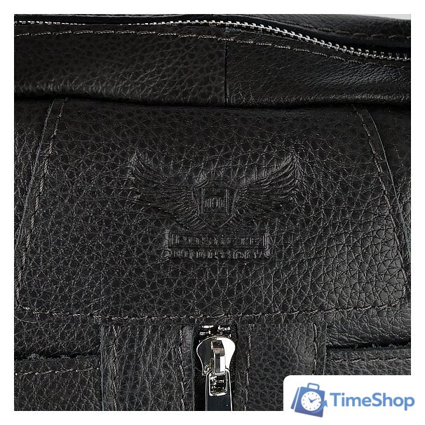 Сумка Poshete 196-1803-40-DGR (серый) - Изображение №11 — Интернет-магазин Time-Shop