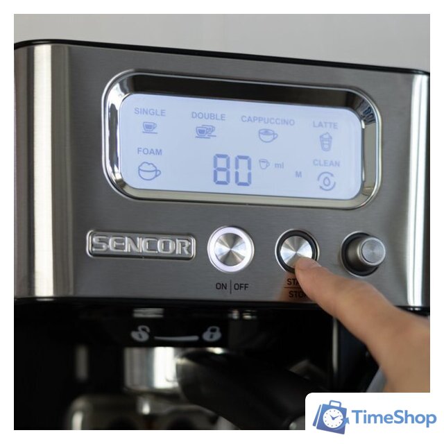 Рожковая кофеварка Sencor SES 4090 SS - Изображение №9 — Интернет-магазин Time-Shop