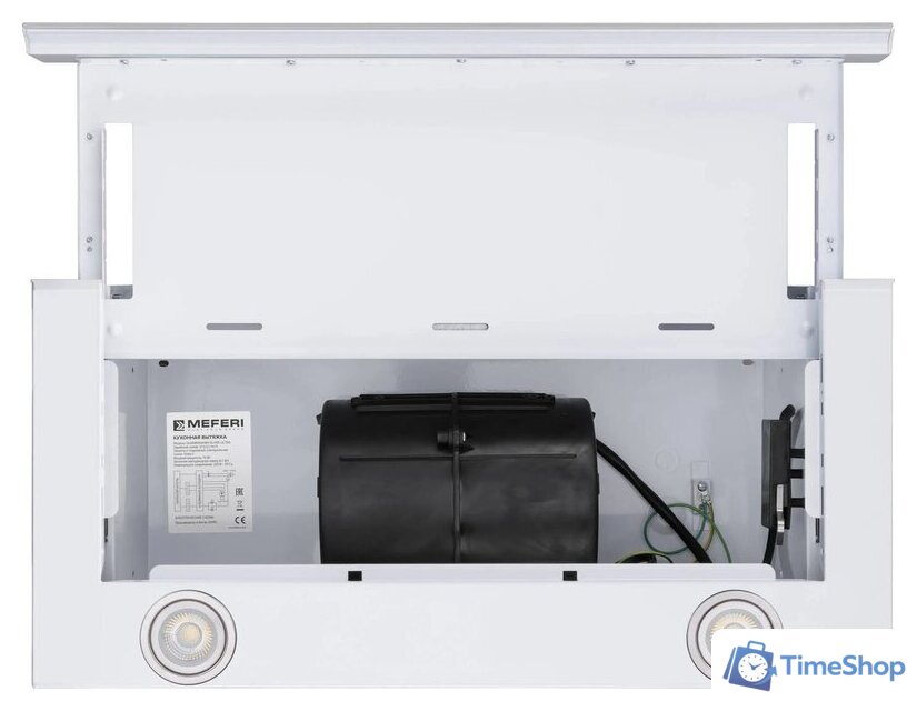 Кухонная вытяжка Meferi SLIDEBOX60WH Glass Ultra - Изображение №5 — Интернет-магазин Time-Shop