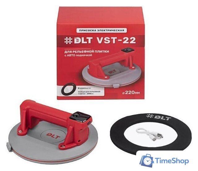 Стеклодомкрат (присоска для стекла и плитки) DLT VST-22 - Изображение №7 — Интернет-магазин Time-Shop