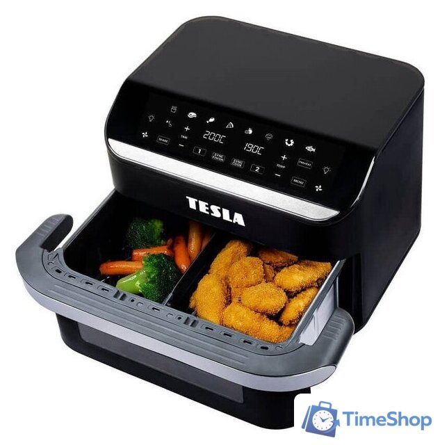 Аэрогриль (аэрофритюрница) Tesla Electronics AirCook FlexiZone Q570 XXL - Изображение №7 — Интернет-магазин Time-Shop