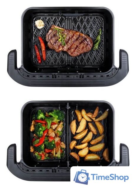 Аэрогриль (аэрофритюрница) Tesla Electronics AirCook FlexiZone Q570 XXL - Изображение №9 — Интернет-магазин Time-Shop