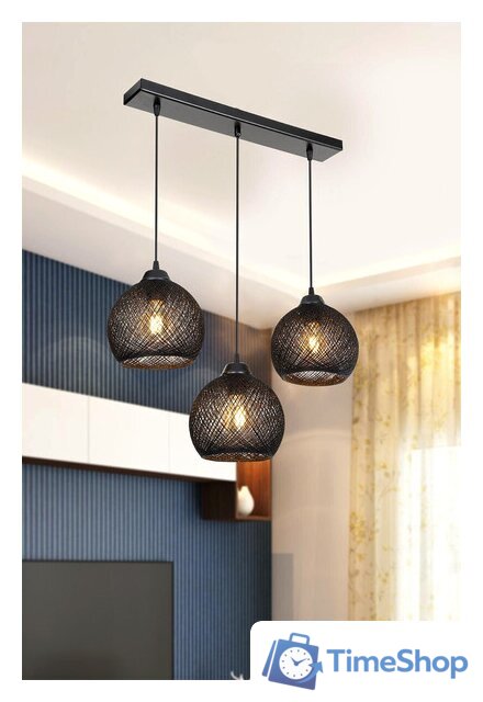 Подвесная люстра Toplight Lizbeth TL1612L-03BK - Изображение №3 — Интернет-магазин Time-Shop