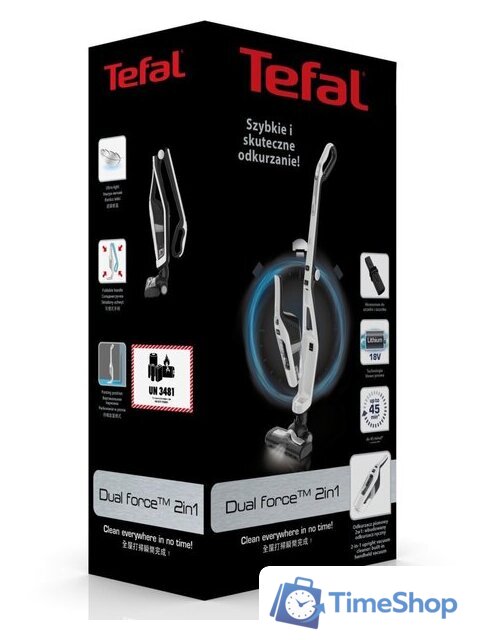 Пылесос Tefal Dual Force TY6737WH - Изображение №9 — Интернет-магазин Time-Shop
