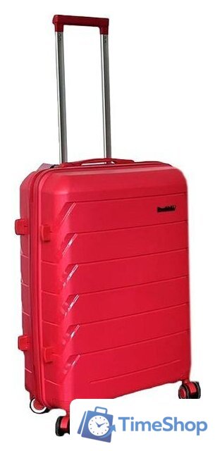 Чемодан-спиннер DoubleW YF-PP02 (L, красный) - Изображение №1 — Интернет-магазин Time-Shop