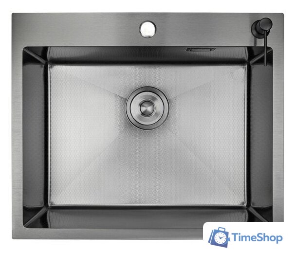 Кухонная мойка Stellar Decor S7050NB-D (нано черный) - Изображение №5 — Интернет-магазин Time-Shop