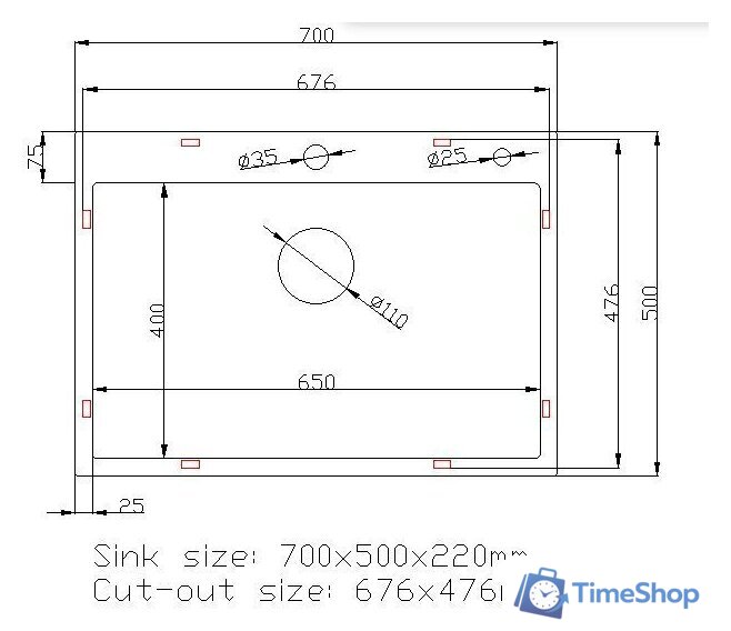 Кухонная мойка Stellar Decor S7050NB-D (нано черный) - Изображение №18 — Интернет-магазин Time-Shop