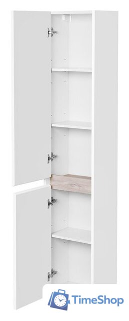  Акватон Шкаф-пенал Нортон 34 1A249403NT01L (левый, белый/дуб эндгрейн) - Изображение №2 — Интернет-магазин Time-Shop