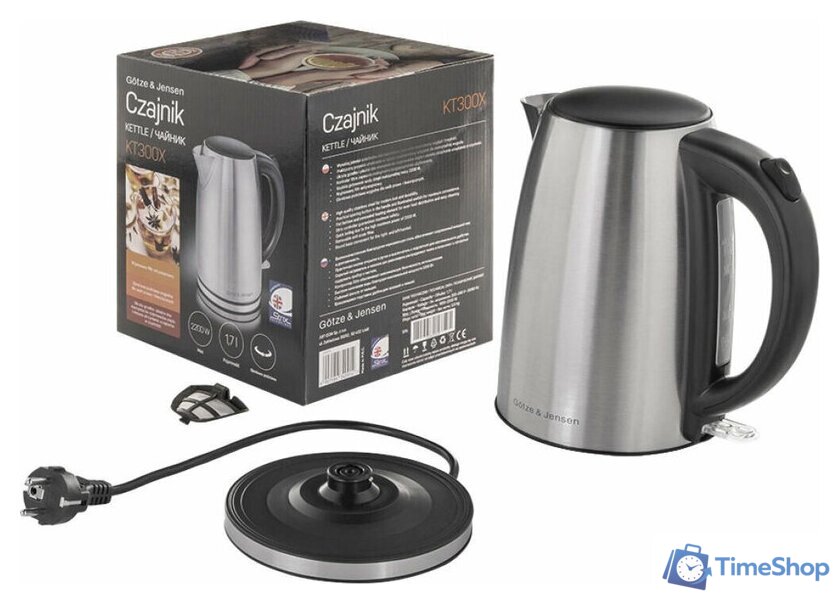 Электрический чайник Goetze & Jensen KT300X - Изображение №3 — Интернет-магазин Time-Shop