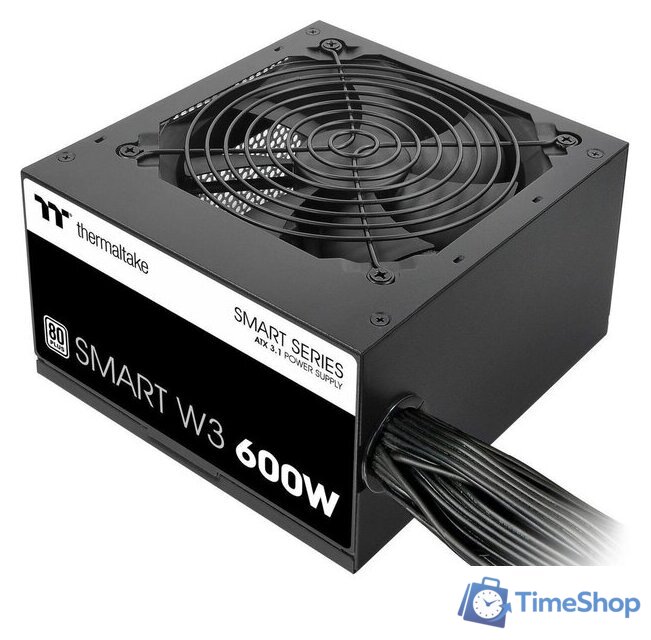 Блок питания Thermaltake Smart W3 600W PS-SPW-0600NNFAWE-1 - Изображение №1 — Интернет-магазин Time-Shop