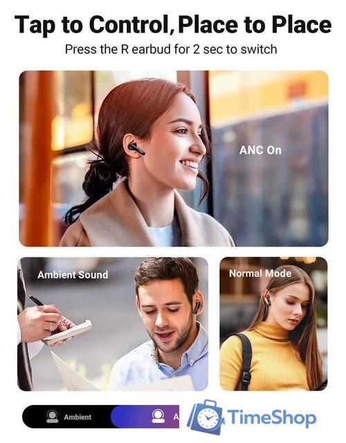 Наушники Ugreen HiTune T3 (черный) - Изображение №9 — Интернет-магазин Time-Shop