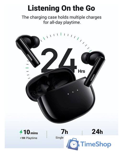 Наушники Ugreen HiTune T3 (черный) - Изображение №8 — Интернет-магазин Time-Shop