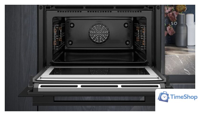 Электрический духовой шкаф Siemens iQ700 CM776G1B1 - Изображение №3 — Интернет-магазин Time-Shop