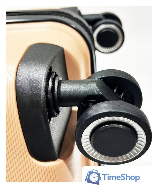 Чемодан-спиннер DoubleW YF-PP02 (M, розовый) - Изображение №2 — Интернет-магазин Time-Shop