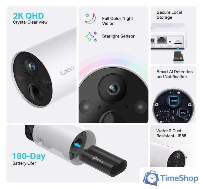 IP-камера TP-Link Tapo C420S1 - Изображение №2 — Интернет-магазин Time-Shop