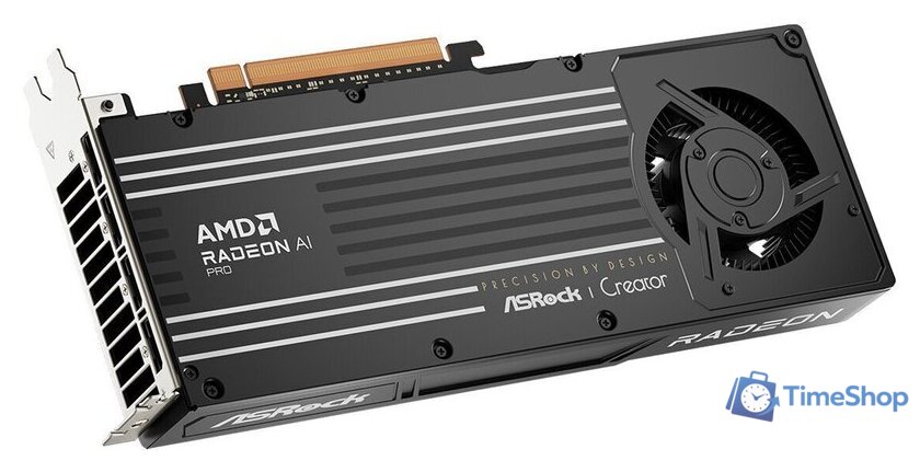 Видеокарта ASRock AMD Radeon AI Pro R9700 Creator 32GB R9700 CT 32G - Изображение №5 — Интернет-магазин Time-Shop