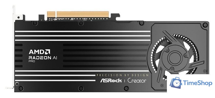 Видеокарта ASRock AMD Radeon AI Pro R9700 Creator 32GB R9700 CT 32G - Изображение №4 — Интернет-магазин Time-Shop