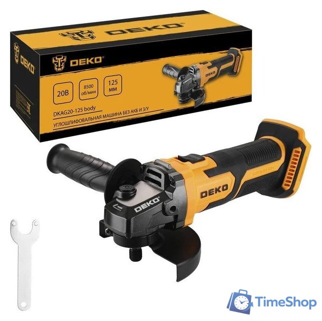 Угловая шлифмашина Deko DKAG20-125 063-2155 (без АКБ) - Изображение №1 — Интернет-магазин Time-Shop
