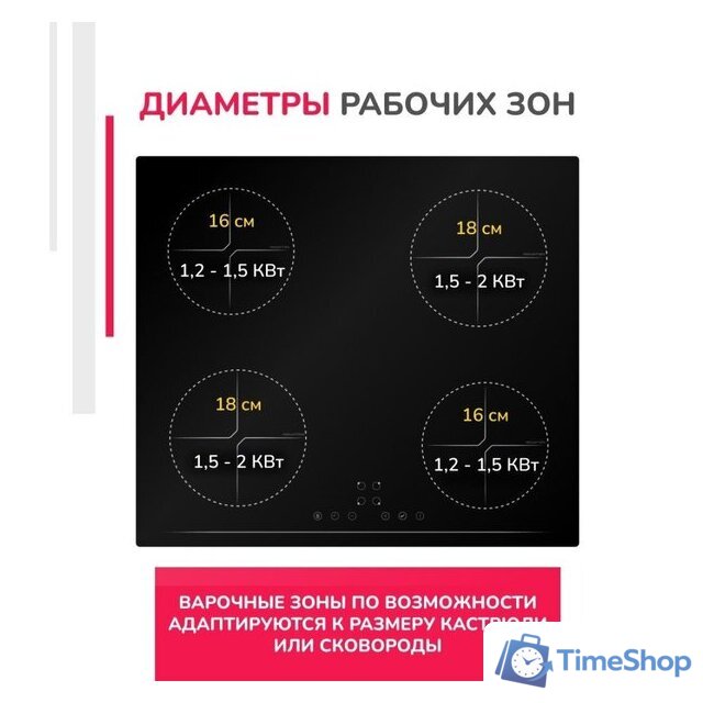 Варочная панель Simfer H60I74S003 - Изображение №5 — Интернет-магазин Time-Shop