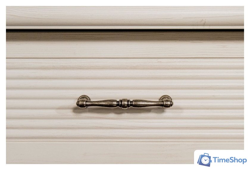 Тумба Ангстрем Кантри спальня КА-300.09 (Я16) исп.9 (Н) (блан-шене) - Изображение №7 — Интернет-магазин Time-Shop