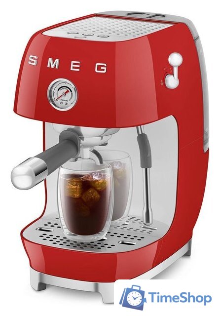 Рожковая кофеварка Smeg ECF03RDEU - Изображение №7 — Интернет-магазин Time-Shop