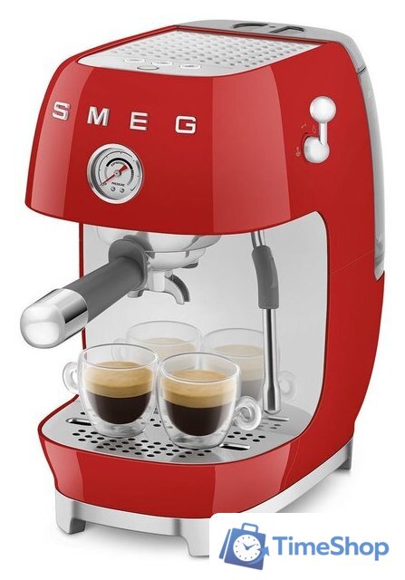 Рожковая кофеварка Smeg ECF03RDEU - Изображение №6 — Интернет-магазин Time-Shop